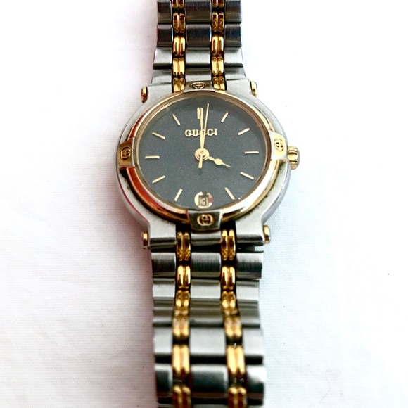 Gucci 900l Gold Stainless Vintage Watch 